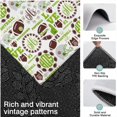 thumbnail image 3 of Green Football Monogram Pattern Kitchen Rugs Sets Of 3,Kitchen Runner Rugs Non Skid Washable,Decorative Kitchen Floor Mats for Kitchen,Sink,Laundry,17"x30"+ 17"x47" + 17"x59", 3 of 6