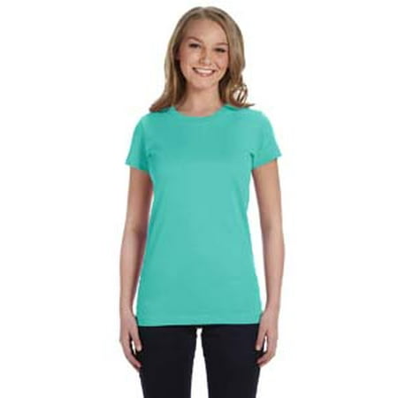 0.375' Brass Tee - LAT Ladies' Junior Fit Fine Jersey T-Shirt