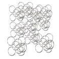 thumbnail image 1 of 100 anillos metálicos niquelados para encuadernar hojas sueltas. Resistentes a la corrosión y duraderos. 30x35mm, 1 of 8