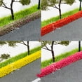 thumbnail image 3 of 8Pcs Mix Flower Bush Hedge Strips Model Scenery Dioramas Decor Train Layout Decor Toys Hobbies Craft Accessory, 3 of 6