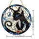 thumbnail image 3 of Colgante de disco acrílico siamés para gatos atrapasol • Decoración colorida de pared para ventanas con cadena • 1 pieza, 3 of 7