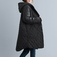 thumbnail image 4 of AOOCHASLIY 2023 Women Winter Coat Fall Fashion Women Casual Comfortable Long Sleeve Button Pocket Parkas, 4 of 5