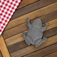 thumbnail image 4 of HONMEET Paving Stones For Garden Cast Iron Frog Shaped Stepping Stone Silver Nonslip Surface 1Pack, 4 of 7