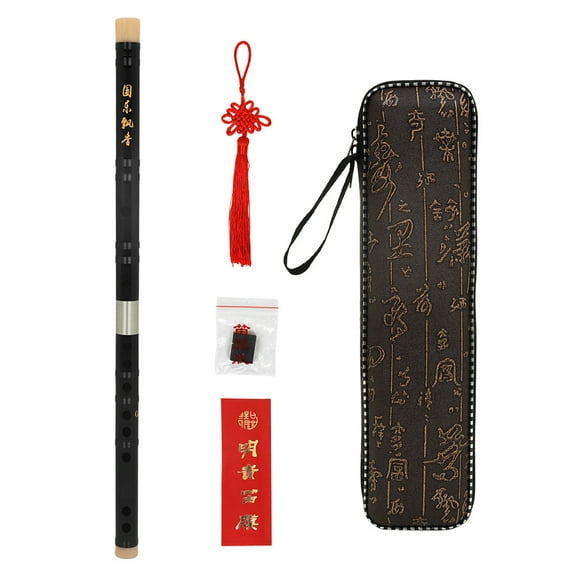 Student Redwoods Flute Professional Chinese Flute Dizi Woodwind Chinese Tradition Flute for Kids Adults