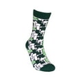 thumbnail image 3 of Chaussettes de Bureau à Motifs Tetris Vert de Sock Panda, 3 of 5