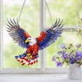 thumbnail image 6 of FLOPESN DIY Diamond Art Kits, American Independence Day USA Eagle Style, 9.84*8.11 in Diamond Painting Pendant, Creative Design Wall Decor, 6 of 10