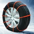 thumbnail image 6 of Floleo Winter Tire Chains for Cars, Snow Mud Traction, Thickened Rubber Tire Tendon, Easy Installation, Ultimate Grip for Safe Driving in Snowy Conditions - 5pcs, 6 of 6