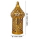 thumbnail image 2 of Hogar y jardín, herramientas y mejoras para el hogar, faroles decorativos marroquíes, soportes de hierro de metal con farolillos, adornos dorados huecos Glim para Ramadán, marcos para faroles decorat, 2 of 4