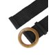 thumbnail image 2 of Cinturones anchos de tejido elástico para mujeres INSPIRE CHIC, cinturones elásticos con hebilla redonda de ratán de paja para vestido 60-85cm/23.62-33.46" Negro, 2 of 4