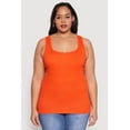 thumbnail image 2 of Womens Plus Size Rib Knit Tank Top, 2 of 4