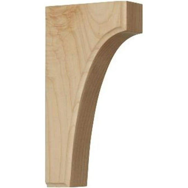Ekena Millwork BKTW02X04X08CVRO 1,75 Po. L x 4 Po. P x 8 Po. H Support Clarksville - Chêne Rouge