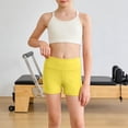 thumbnail image 2 of Zshosam Shorts Girls Unisex-Baby Baby Toddler Unisex Stretch Shorts Size 13T 14T,(Yellow 13-14 Years), 2 of 6
