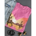 thumbnail image 3 of Butterfly Desert T-Shirt Women -Smartprints Designs, Female Small, 3 of 4