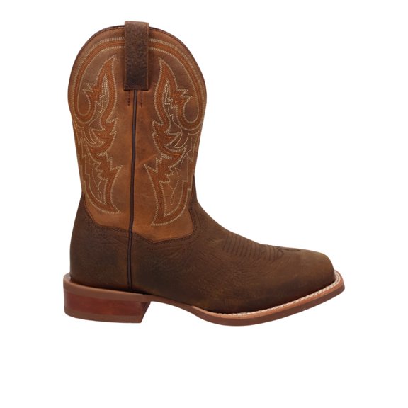 Dan Post Boots Mens Brigston Embroidered Square Toe Cowboy Mid Calf Boots