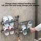 thumbnail image 5 of RKSTN bath towels Swivel Towel Rack Bathroom No Hole Towel Bar Integral Hook Pole Bathroom Shelf Storage Shelf, 5 of 9