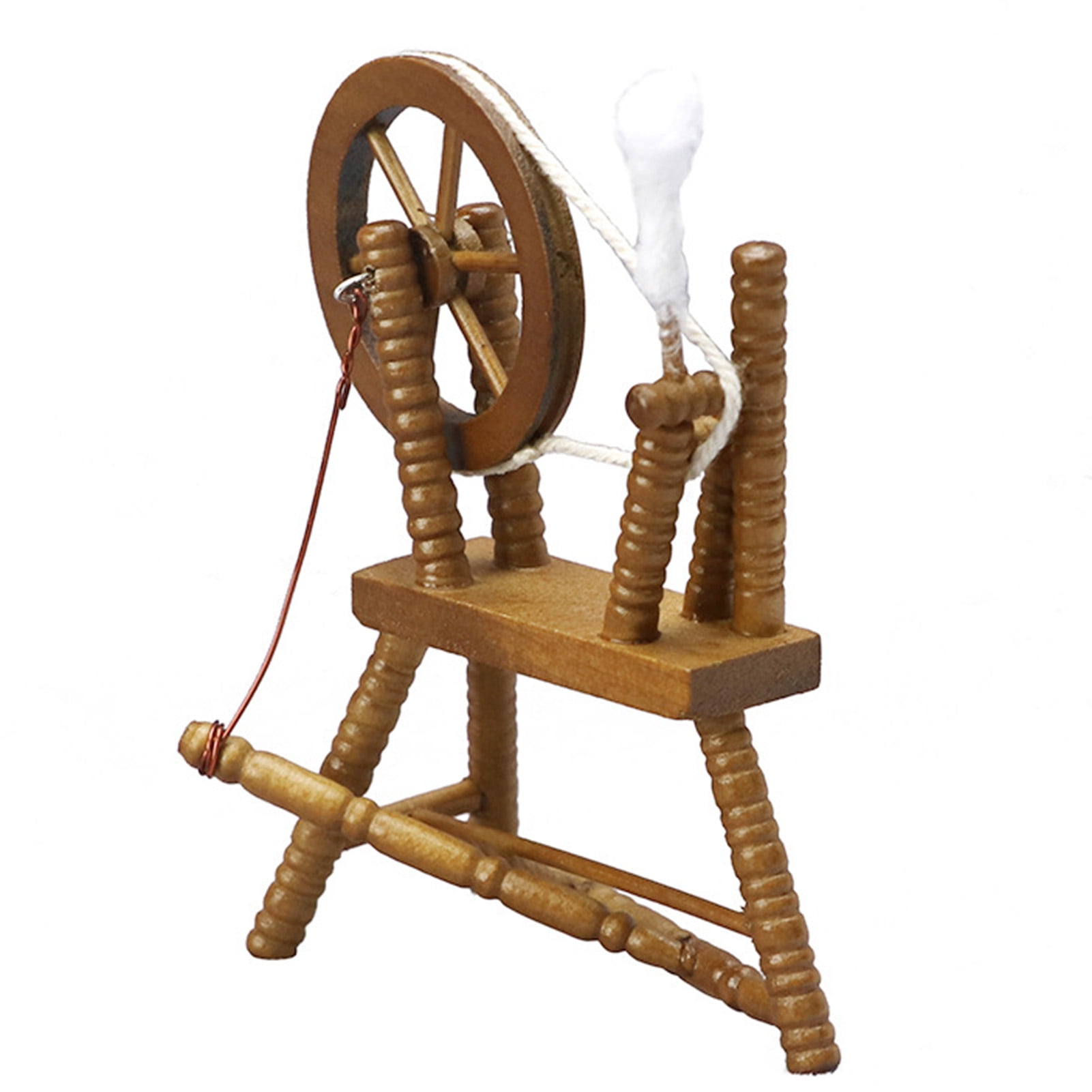 Handcrafted Wooden Spinning Wheel - Fiber Art Tool Traditional Spinnin –  Lumberhaze