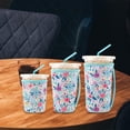 thumbnail image 1 of Funda para tazas de café , 3 piezas, mangas de café , portátil, duradero, portavasos para bebidas frías, funda aislante para tazas de café CUTICAT Mangas de café helado, 1 of 8