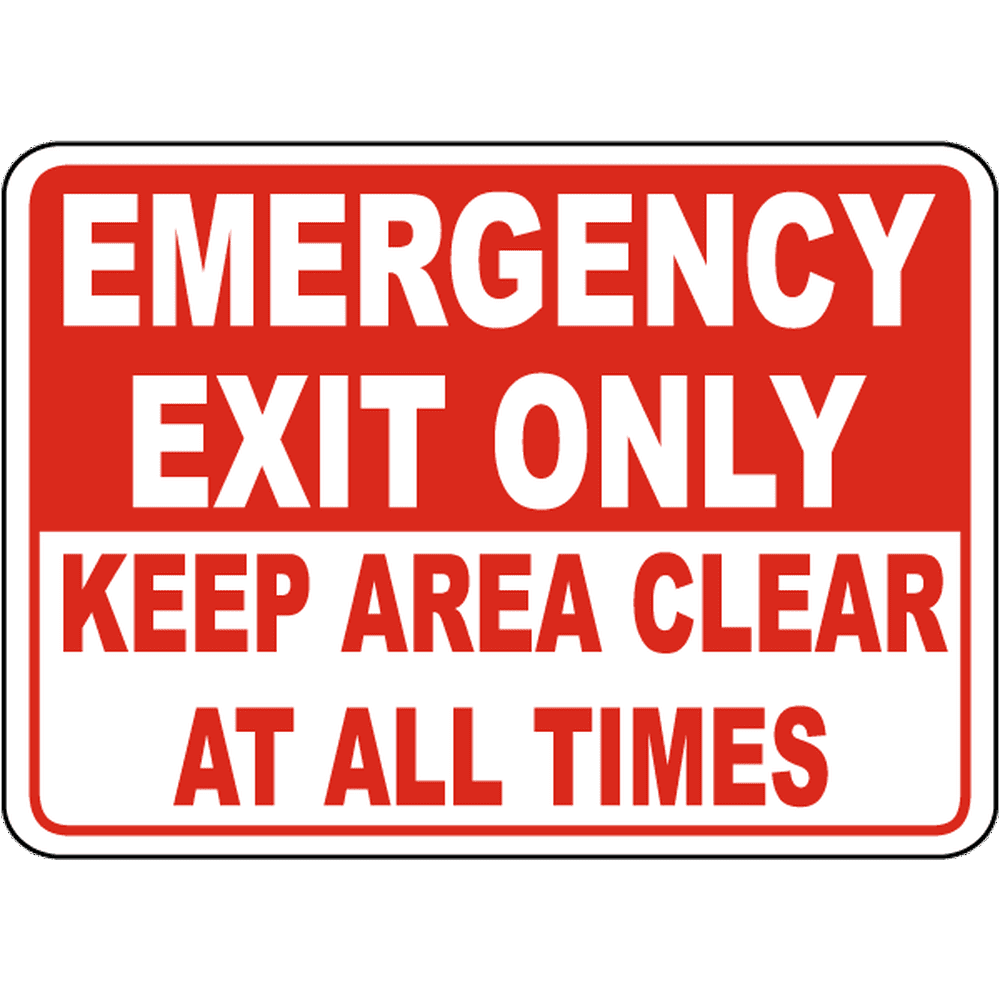 Vinyl Stickers Bundle Safety and Warning Signs Stickers Emergency