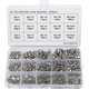 thumbnail image 1 of Kit 440PCS M3 M4 M5 Stainless Steel Hex Head Button Socket Head Cable Bolts Screws Lock Nut Assortment Kit with Storage Box, 1 of 5