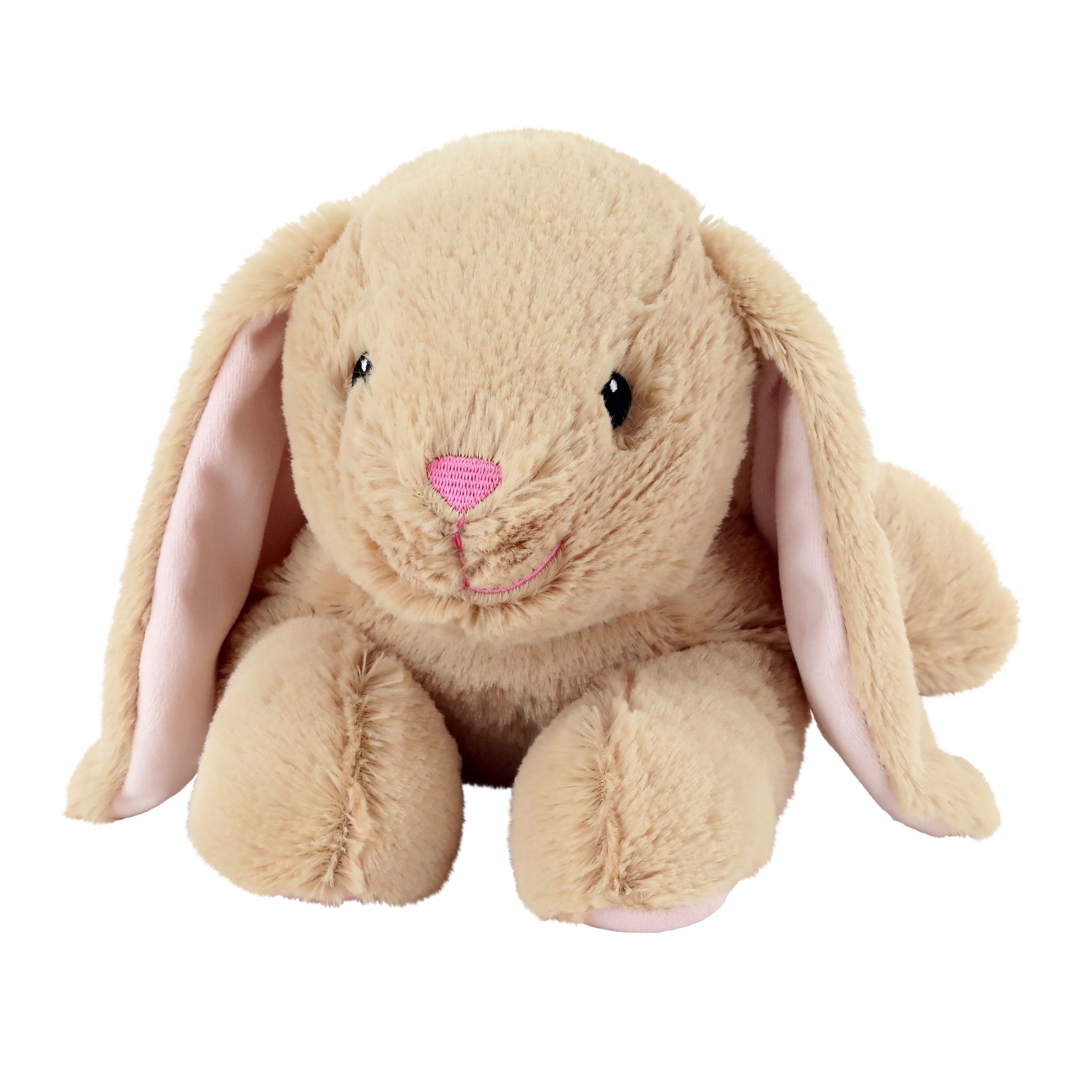 Battery Operated Hopping Rabbit Bunny Animated Plush Stuffed Toy Beige 