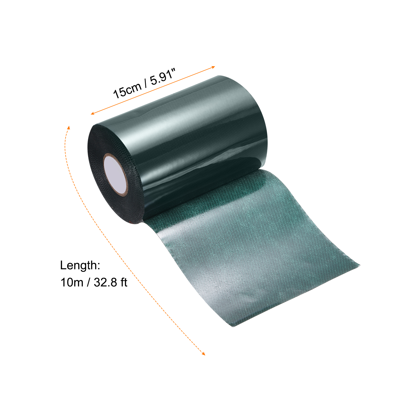 Uxcell Artificial Grass Tape 5.91" x 32.8 ft Double-Sided Turf Seam Tape, Green