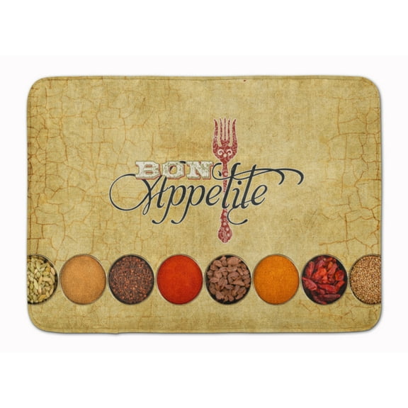 Bon Appetite and Spices Machine Washable Memory Foam Mat