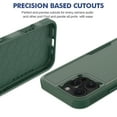 thumbnail image 4 of for iPhone 16 Pro Case,Heavy Duty Drop Protection Edge Raised Rugged Shockproof/Drop Proof/Dust Proof Military Protective Tough Durable Cell Phone Cover for Men Women for iPhone 16 Pro,Darkgreen, 4 of 5