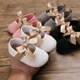 thumbnail image 3 of Yoyauz Baby Girl Mary Jane Shoes Anti Slip Rubber Sole Ballet Slippers Princess Dress Wedding Shoes Newborn Kids Shoes Toddler Shoes（0-12 Month）, 3 of 7