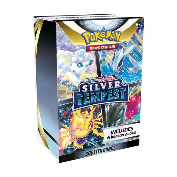 Tarjeta Coleccionable Pokémon Trading Card Game Silver Tempest Booster Pack Bundle 4.3 pulgadas