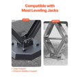 thumbnail image 3 of RV Leveling Pads 5000 lbs 4 Pcs Rubber Trailer Jack Pads Scissor Jack Feet, 3 of 6