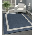 thumbnail image 6 of CAMILSON Bordered Washable Indoor Outdoor Area Rug Blue 6 x 9, 6 of 9