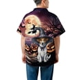 thumbnail image 5 of Spooky Halloween Night Witch Jack Russell Terrier Glowing Pumpkins Hawaiian Shirt Breathable Summer Unisex Merch Parson Jack Dog Lover - 12015, 5 of 6