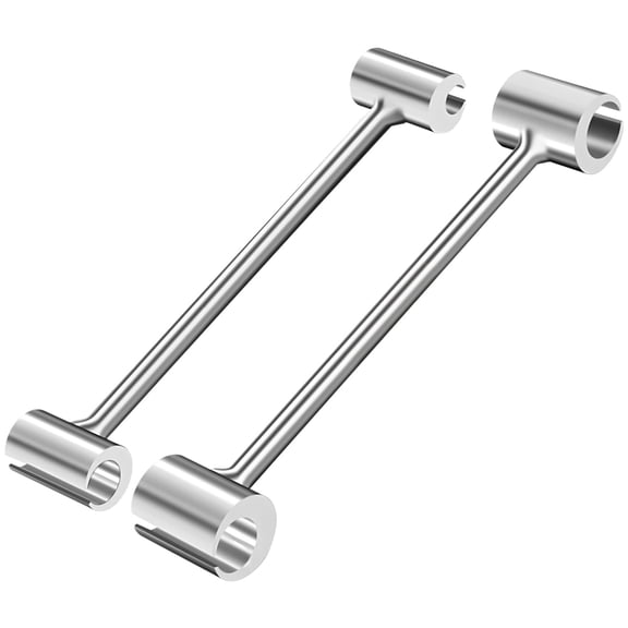 Stainless Steel Door Hinge Wrench Set 2 Pcs, Adjustable 14-25 mm Hinge Gap Adjustment Tool, Door Hinge Alignment Wrench for Home Commercial Fire Door