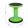 thumbnail image 5 of Flash Furniture Fixed Height Kids Flexible Active Stool for Classroom and Home with Non-Skid Bottom in Green, 16" Seat Height, 5 of 11