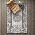 thumbnail image 5 of Unique Loom Eco Traditional Collection Area Rug - Salvage (5' 3" x 8' Rectangle Ivory/Black), 5 of 8