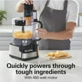 thumbnail image 4 of Procesador de Alimentos Stack & Snap&trade; 12 Tazas HAMILTON BEACH negro, Mod. 70725, 4 of 8