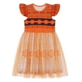 thumbnail image 5 of Benylion Girls Adventure Princess Dresses Moana Toddler Kids Costume Short Flutter Sleeve Tulle Dress up Cosplay Theme Party Outfit for 7-8 Years, 5 of 6