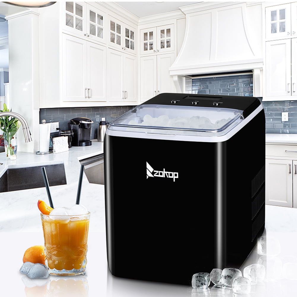 Veryke Commercial Ice Machines Countertop 44lbs/24H, Portable Compact