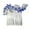 Blue, variant on Faship Gorgeous Navy Blue Crystal Floral Hair Comb