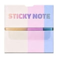 thumbnail image 3 of Transparent and Frosted Sticky Notes, 3x3 Inches Clear Sticky Tabs, 240 Sheets Pull-Out Sticky Note Pad, Transparent Notes, Annotation Kit for Books, Work, Planners and Calendars (Cream Color,4Pcs), 3 of 5