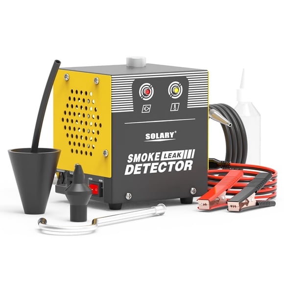 Solary Smoke Machine Automotive Tool - Fuel Leak Detectors Tester | Built-in Air Compressor Motor