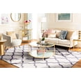 thumbnail image 4 of SAFAVIEH Cambridge Liam Geometric Wool Area Rug, Ivory/Silver, 11' x 15', 4 of 9