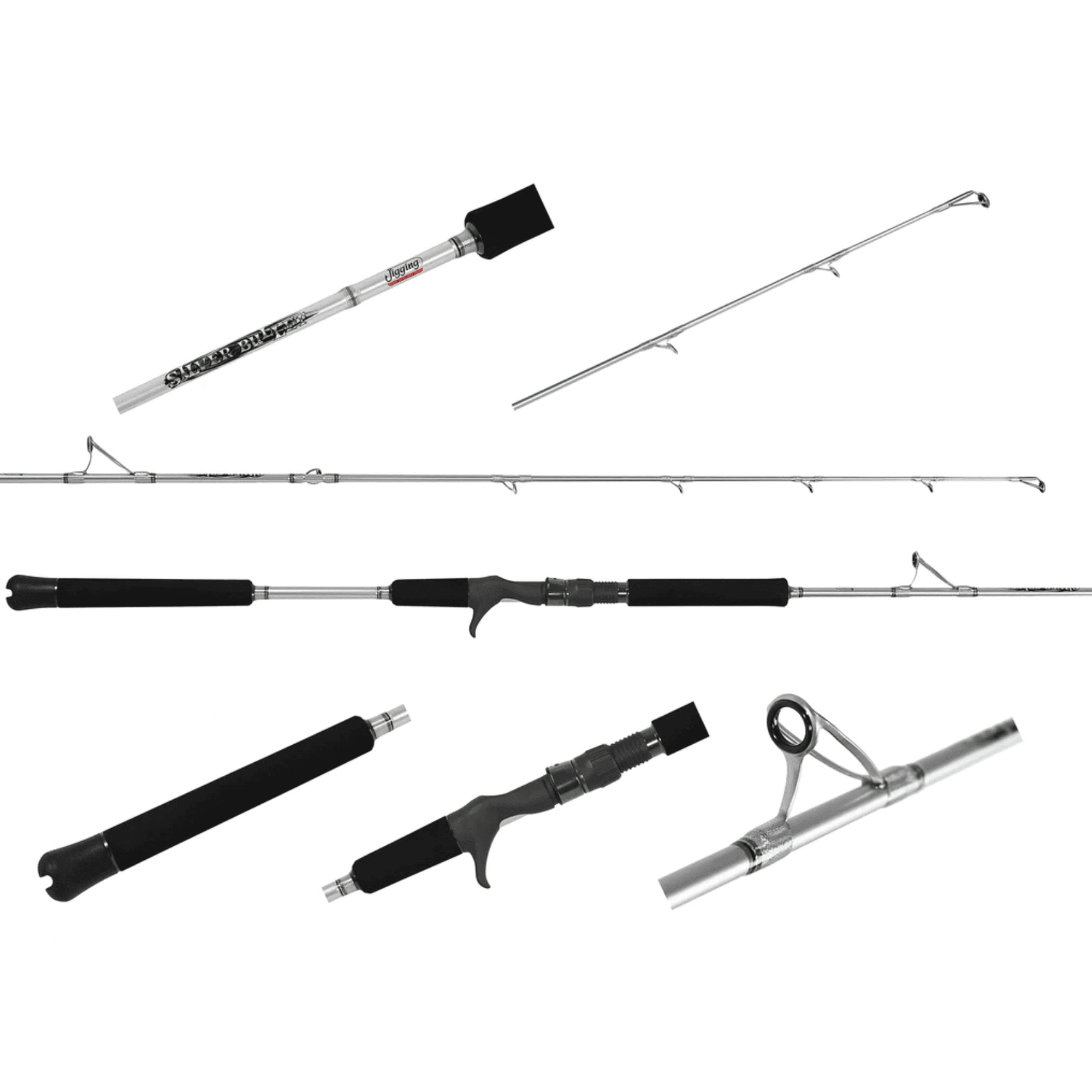 Jigging World JW-SBJ631C-250 Silver Bullet Jigging Casting Rods