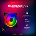 thumbnail image 3 of Ventilador Gamer Balam Rush EOLOX BLAZE EX30 120mm LED Negro, 3 of 6