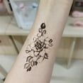 thumbnail image 2 of FOCUSNORM Autocollant de Tatouage Temporaire en Papier Floral Motif Réaliste Imperméable Résistant à la Sueur Autocollant Mode, 2 of 5