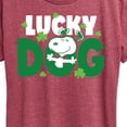 thumbnail image 3 of Peanuts - Snoopy Lucky Dog - Women's Short Sleeve Graphic T-Shirt, 3 of 6
