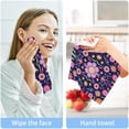 thumbnail image 7 of Coolnut Cute Flower Pattern Washcloths, Soft and Absorbent Cotton Towel, 4 Pack 12 X 12 Inches Premium Quick Dry Face Towel Wash cloth, 7 of 7