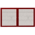 thumbnail image 2 of Aarco Products ODCCW3648R 48 in. W x 36 in. H Enclosed Bulletin Board - Cherry, 2 of 6