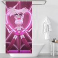 thumbnail image 3 of Hazbin Hotel Angel Dust Shower Curtain Waterproof Polyester Fabric Bathroom Curtain Decorative Set with 12 Hooks, 3 of 7