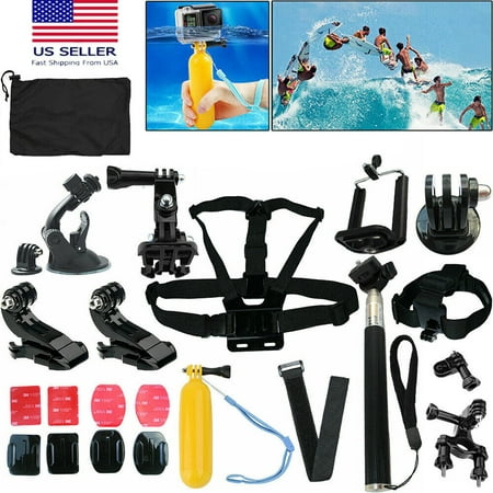 Image of Get the Best Out of Your GoPro Camera with This Comprehensive Sports Accessories Kit - Perfect for Outdoor & Underwater Sports